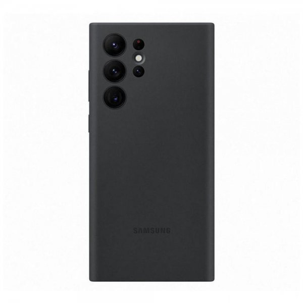 Samsung Original Galaxy S22 Ultra Skal Silicone Cover Svart