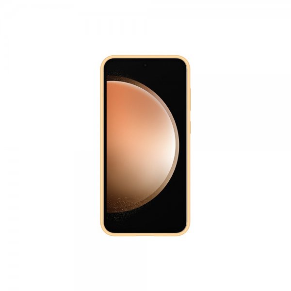 Samsung Original Galaxy S23 FE Skal Silicone Case Apricot