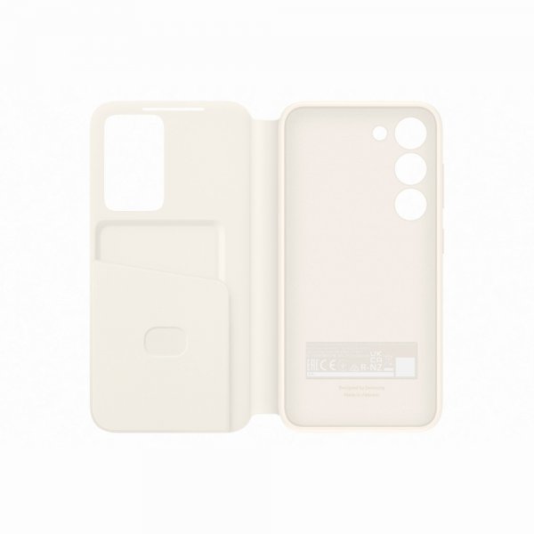 Samsung Original Galaxy S23 Plus Fodral Smart View Wallet Case Cream