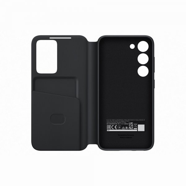 Samsung Original Galaxy S23 Fodral Smart View Wallet Case Svart