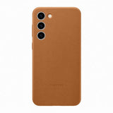 Samsung Original Galaxy S23 Plus Skal Leather Cover Camel