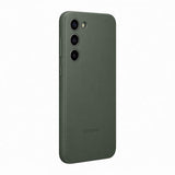 Samsung Original Galaxy S23 Plus Skal Leather Cover Grön