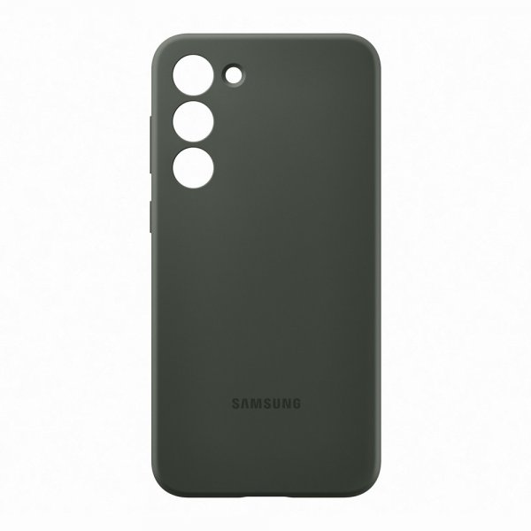 Samsung Original Galaxy S23 Plus Skal Silicone Case Khaki