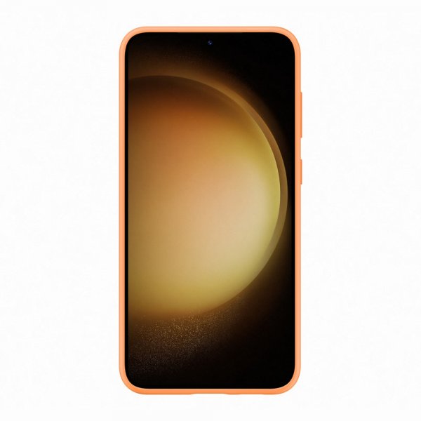 Samsung Original Galaxy S23 Plus Skal Silicone Cover Orange