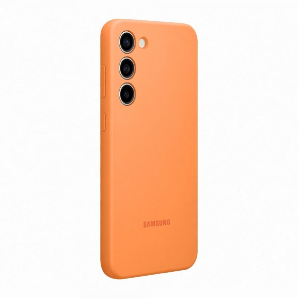 Samsung Original Galaxy S23 Plus Skal Silicone Cover Orange