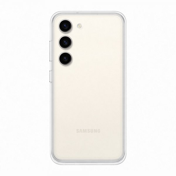 Samsung Original Galaxy S23 Skal Frame Case Vit
