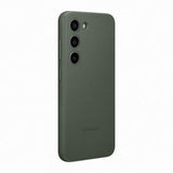 Samsung Original Galaxy S23 Skal Leather Cover Grön