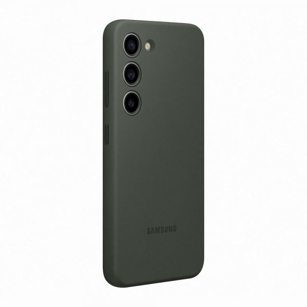 Samsung Original Galaxy S23 Skal Silicone Case Khaki