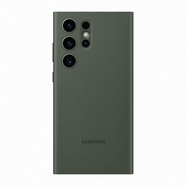 Samsung Original Galaxy S23 Ultra Fodral Smart View Wallet Case Khaki