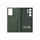 Samsung Original Galaxy S23 Ultra Fodral Smart View Wallet Case Khaki