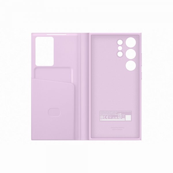 Samsung Original Galaxy S23 Ultra Fodral Smart View Wallet Case Lavender