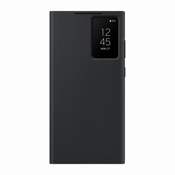Samsung Original Galaxy S23 Ultra Fodral Smart View Wallet Case Svart