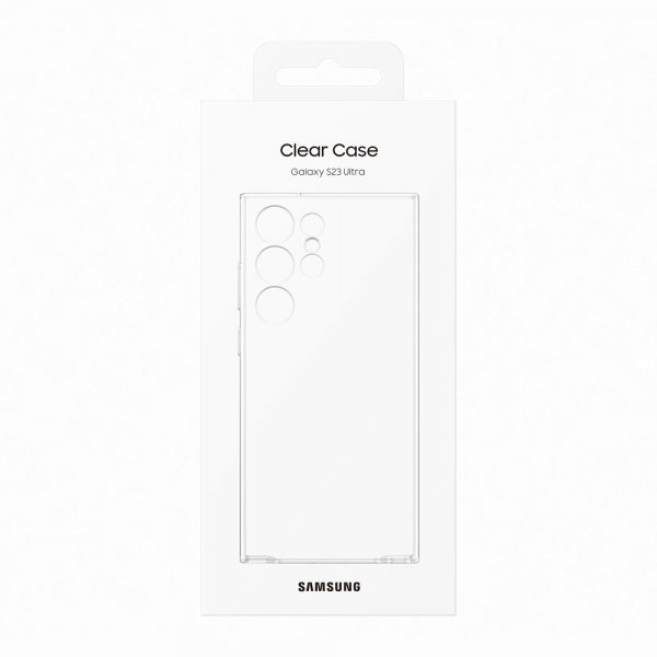 Samsung Original Galaxy S23 Ultra Skal Clear Case Transparent