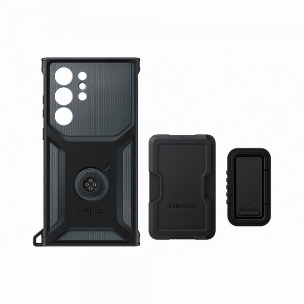 Samsung Original Galaxy S23 Ultra Skal Rugged Gadget Case Svart