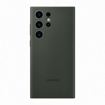 Samsung Original Galaxy S23 Ultra Skal Silicone Cover Khaki
