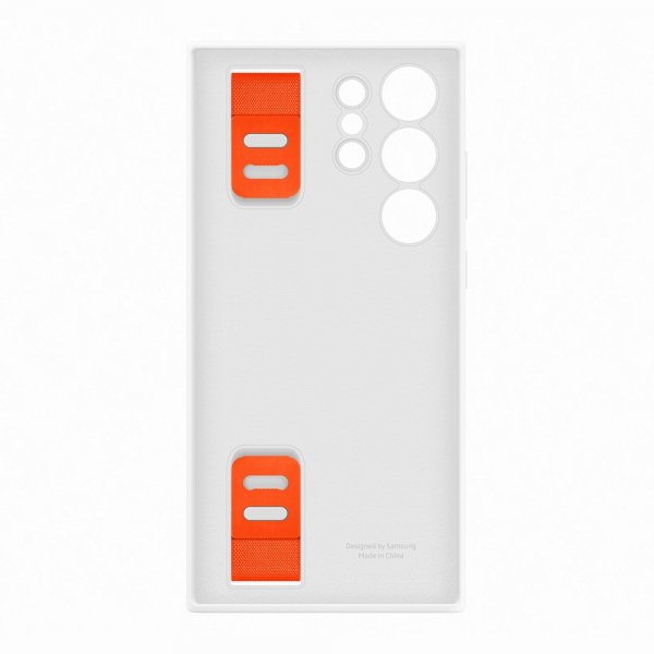 Samsung Original Galaxy S23 Ultra Skal Silicone Grip Case Vit