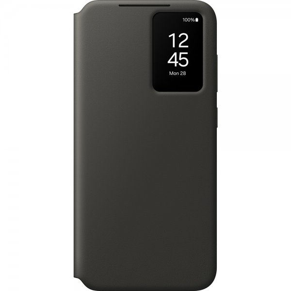 Samsung Original Galaxy S24 FE Fodral Smart View Wallet Case Svart