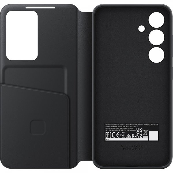 Samsung Original Galaxy S24 Fodral Smart View Wallet Case Svart