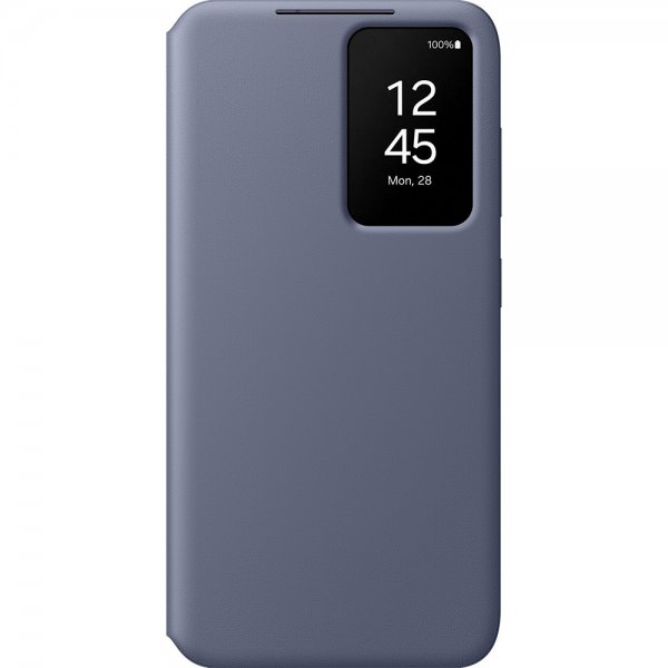 Samsung Original Galaxy S24 Fodral Smart View Wallet Case Violet