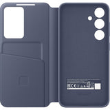 Samsung Original Galaxy S24 Fodral Smart View Wallet Case Violet