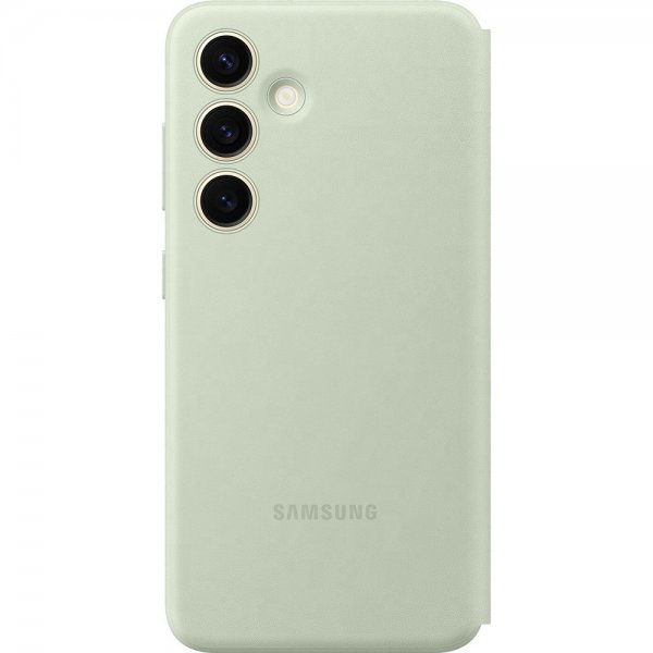 Samsung Original Galaxy S24 Plus Fodral Smart View Wallet Case Light Green