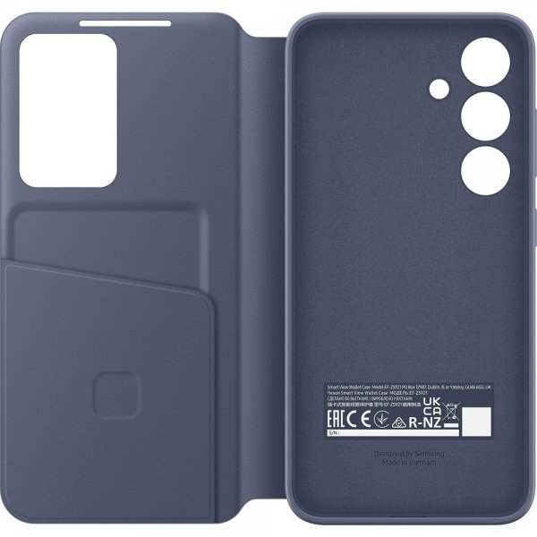 Samsung Original Galaxy S24 Plus Fodral Smart View Wallet Case Violet