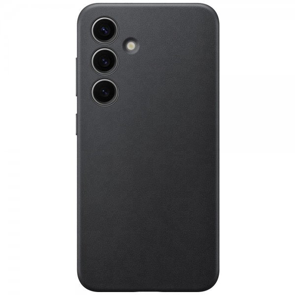 Samsung Original Galaxy S24 Plus Skal Vegan Leather Case Svart