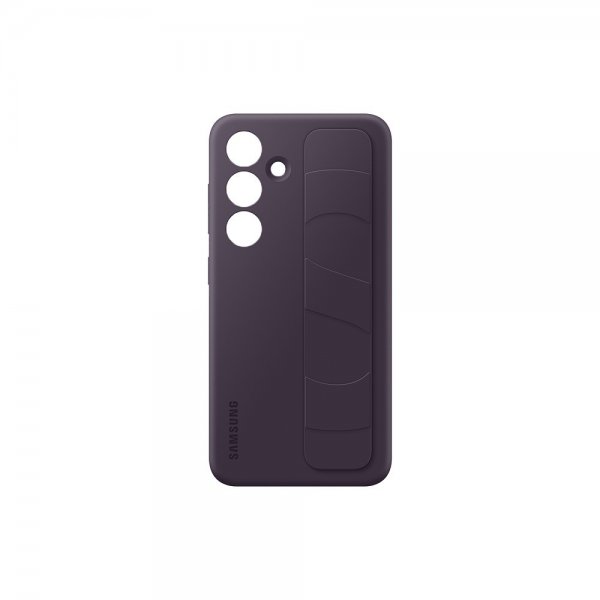 Samsung Original Galaxy S24 Skal Standing Grip Case Dark Violet