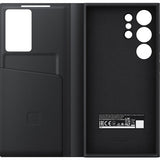 Samsung Original Galaxy S24 Ultra Fodral Smart View Wallet Case Svart
