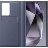 Samsung Original Galaxy S24 Ultra Fodral Smart View Wallet Case Violet
