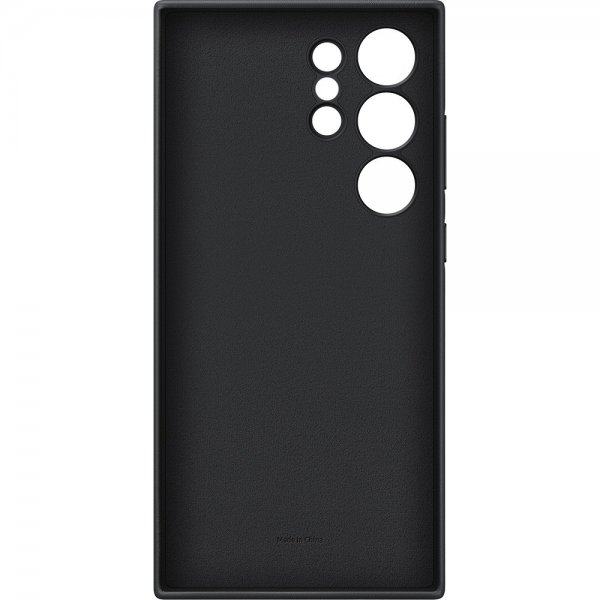 Samsung Original Galaxy S24 Ultra Skal Vegan Leather Case Svart