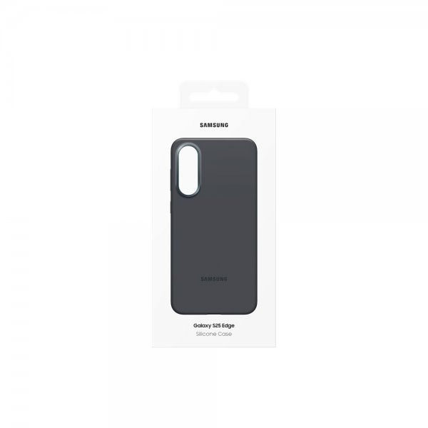 Samsung Original Galaxy S25 Edge Skal Silicone Case Svart