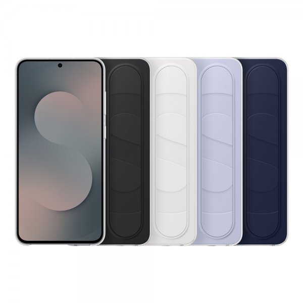Samsung Original Galaxy S25 FE Skal Standing Grip Case Mörkblå