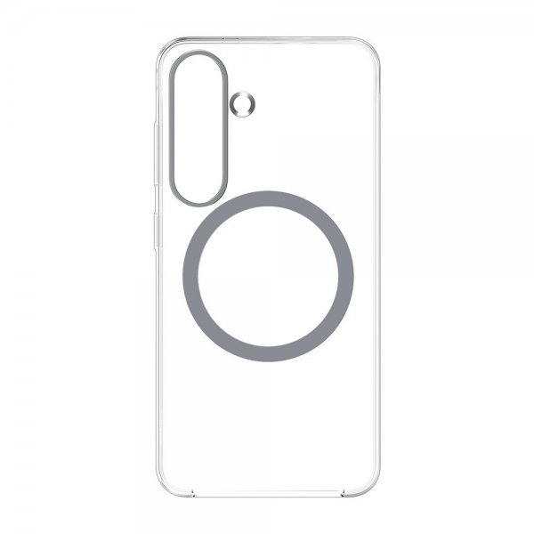 Samsung Original Galaxy S25 Skal Clear Magnet Case Transparent