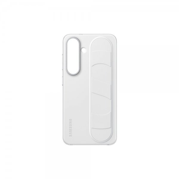 Samsung Original Galaxy S25 Skal Standing Grip Case Vit