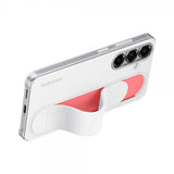 Samsung Original Galaxy S25 Skal Standing Grip Case Vit