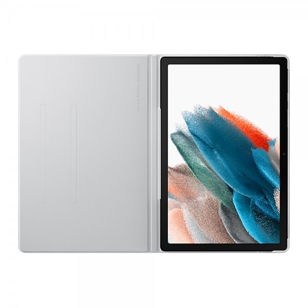Samsung Original Galaxy Tab A8 Fodral Book Cover Silver