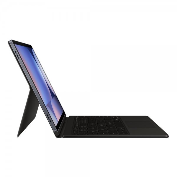 Samsung Original Galaxy Tab S9 Plus/S9 FE Plus/S10 Plus Fodral Book Cover Keyboard Svart