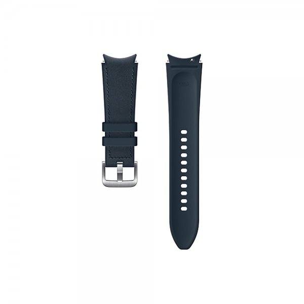 Samsung Original Galaxy Watch 20mm Armband Hybrid Leather Strap (M/L) Navy