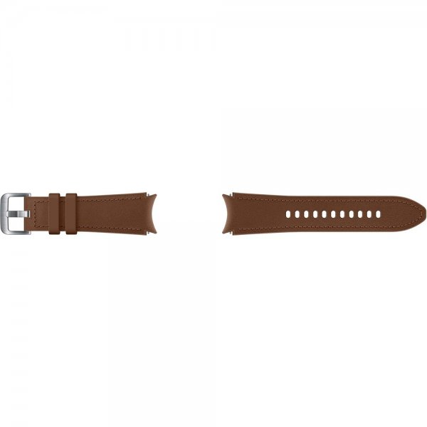Samsung Original Galaxy Watch 20mm Armband Hybrid Leather Strap (S/M) Camel