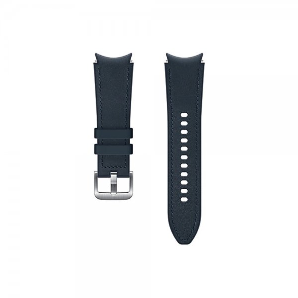 Samsung Original Galaxy Watch 20mm Armband Hybrid Leather Strap (S/M) Navy