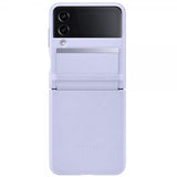 Samsung Original Galaxy Z Flip 4 Skal Flap Leather Cover Serene Purple