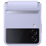 Samsung Original Galaxy Z Flip 4 Skal Flap Leather Cover Serene Purple