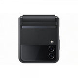Samsung Original Galaxy Z Flip 4 Skal Flap Leather Cover Svart