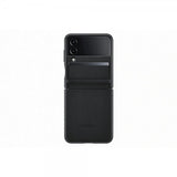 Samsung Original Galaxy Z Flip 4 Skal Flap Leather Cover Svart