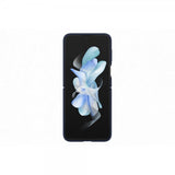 Samsung Original Galaxy Z Flip 4 Skal Silicone Cover with Ring Navy