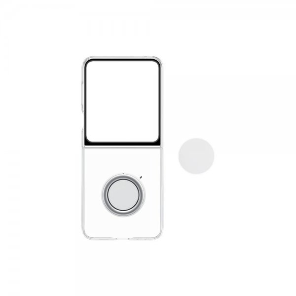 Samsung Original Galaxy Z Flip 5 Skal Clear Gadget Case Transparent