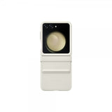 Samsung Original Galaxy Z Flip 5 Skal Flap Eco-Leather Case Cream