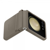 Samsung Original Galaxy Z Flip 5 Skal Flap Eco-Leather Case Etoupe