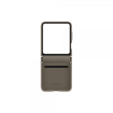 Samsung Original Galaxy Z Flip 5 Skal Flap Eco-Leather Case Etoupe